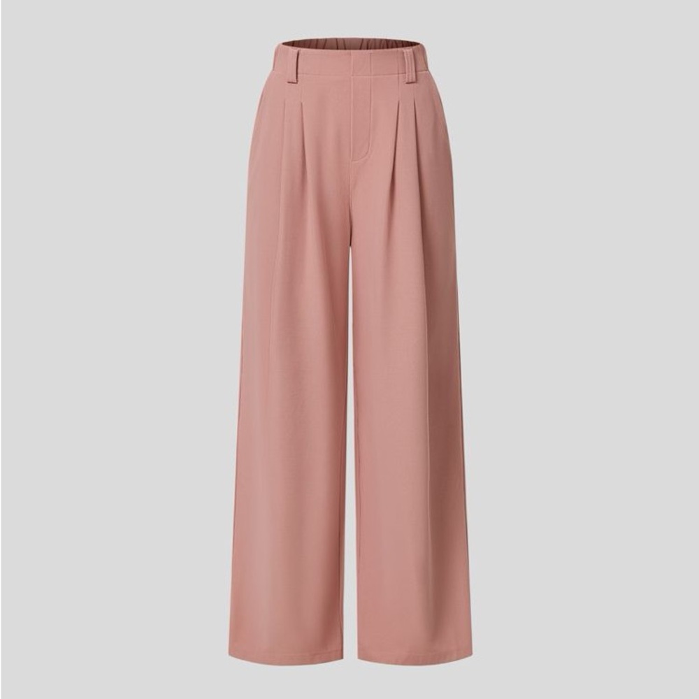Halara wide leg pants trousers rose‎ Sz L